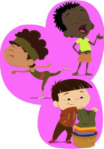 Niñas del cuento coeducativo de SuperLola